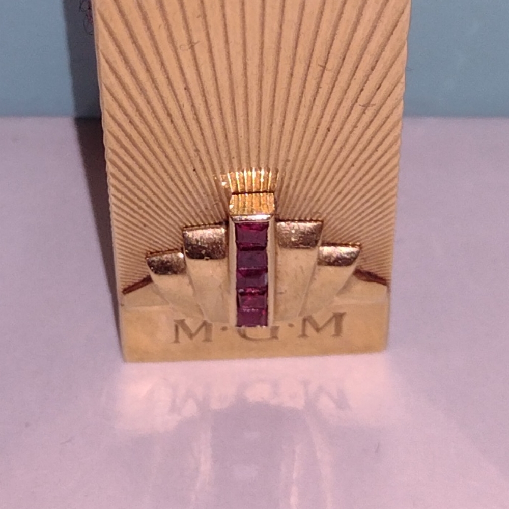 Tiffany  & Co. MGM Studios Ruby Art Deco YG Custom Made for Your STAR - Picture 6 of 7